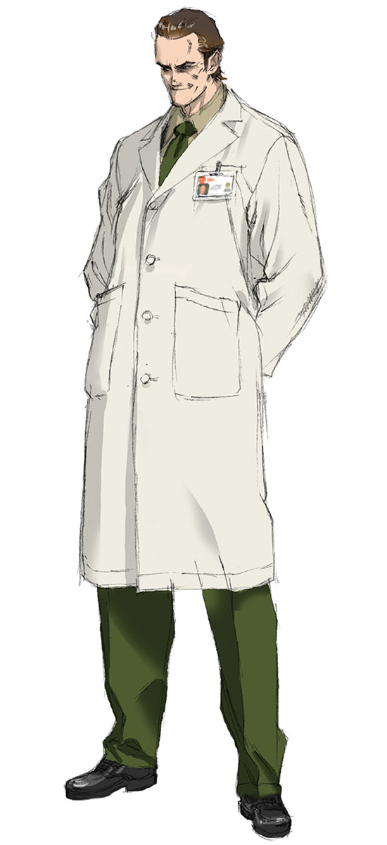 Dr. Thomas Koppelthorn Art from Metal Gear Ac!d 2