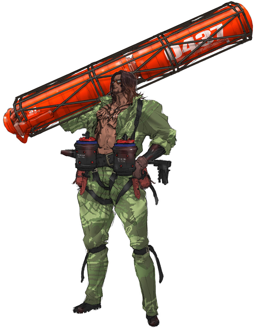 Golab Art from Metal Gear Ac!d 2
