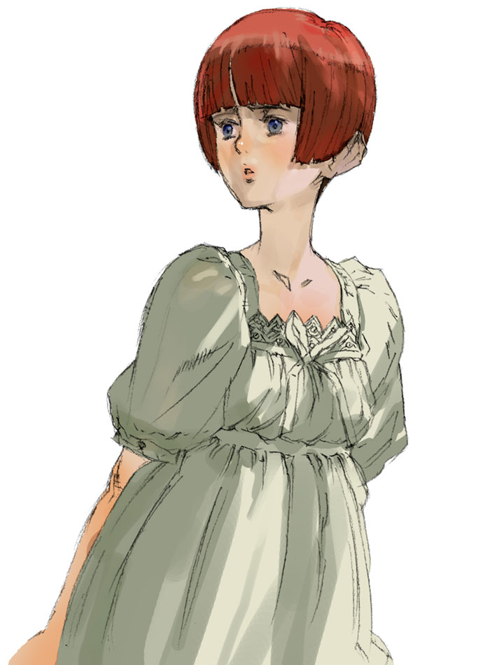 Lucy Portrait Art from Metal Gear Ac!d 2
