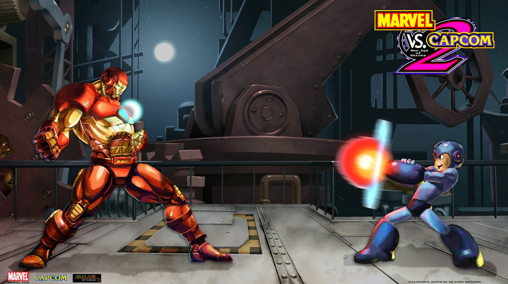 Iron Man & Mega Man Art from Marvel vs Capcom 2 (2009)