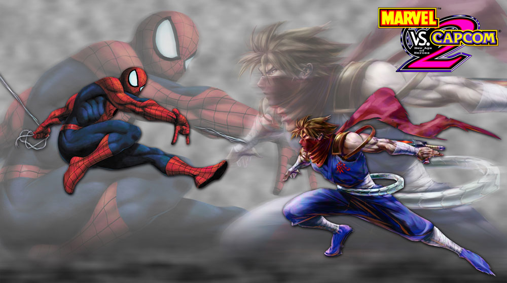 Spider-Man & Strider Art from Marvel vs Capcom 2 (2009)
