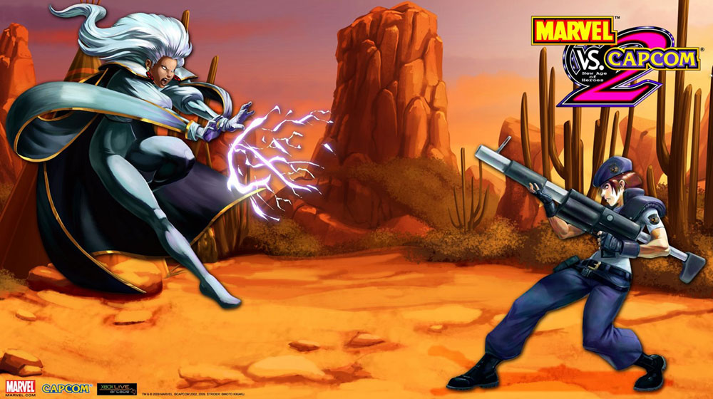 Storm & Jill Art from Marvel vs Capcom 2 (2009)