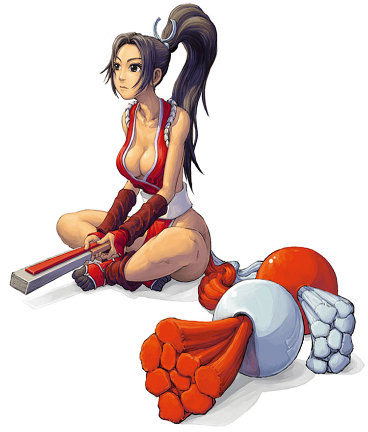 Mai Concept Art from NeoGeo Battle Coliseum