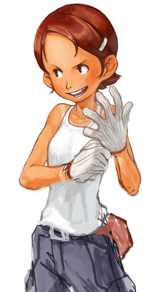 Yuzu Makijima Art from NeoGeo Battle Coliseum