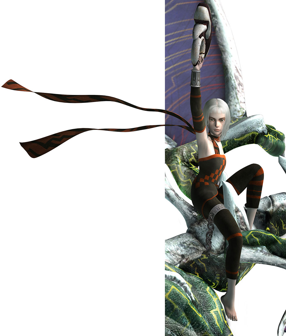 Orta and Lagi Art from Panzer Dragoon Orta and Lagi