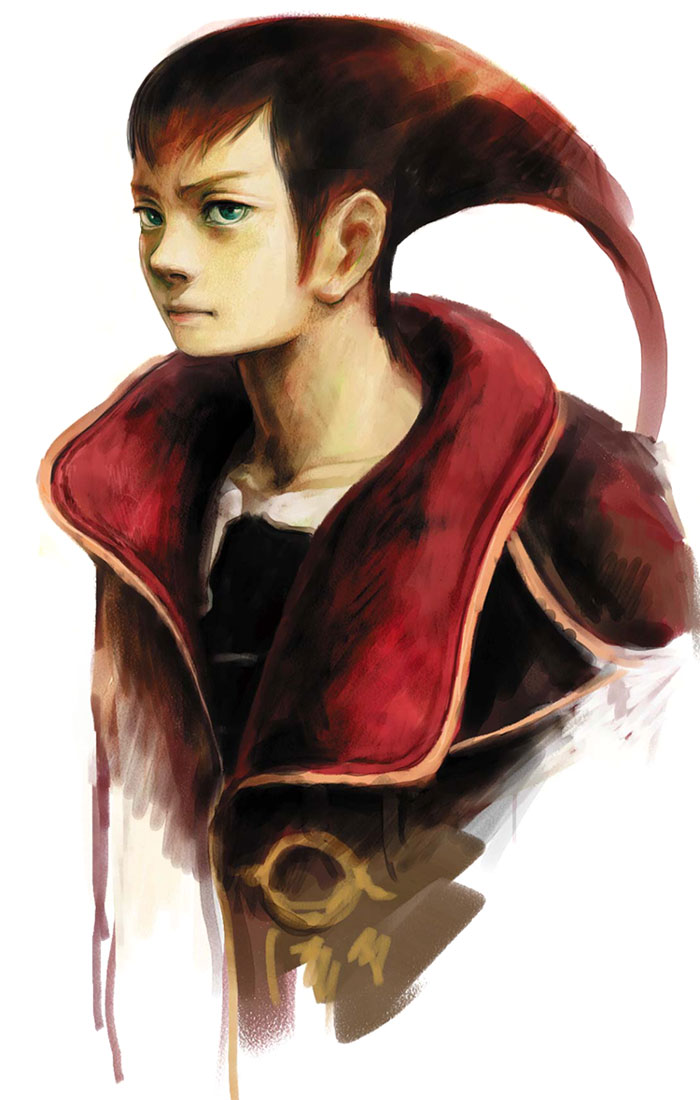 Azel Art from Panzer Dragoon Saga