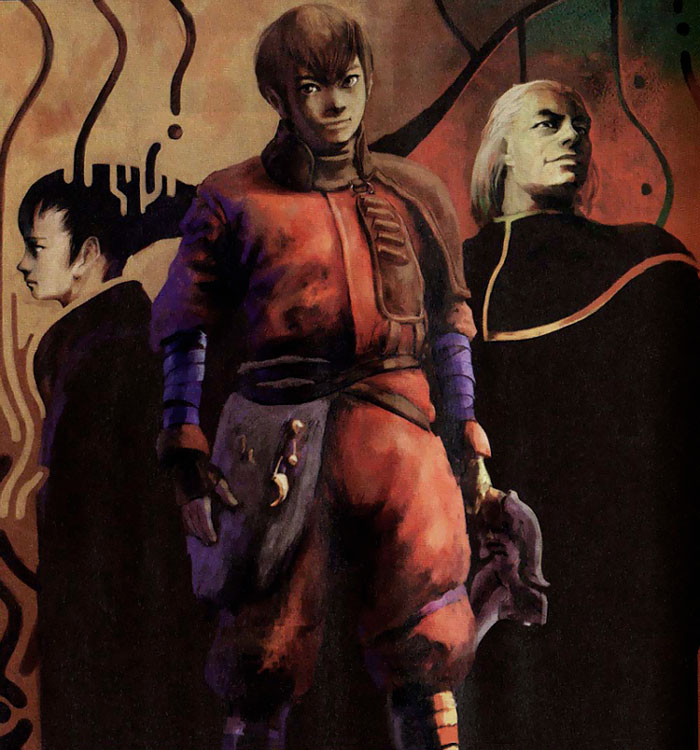 Characters Illustration from Panzer Dragoon Saga