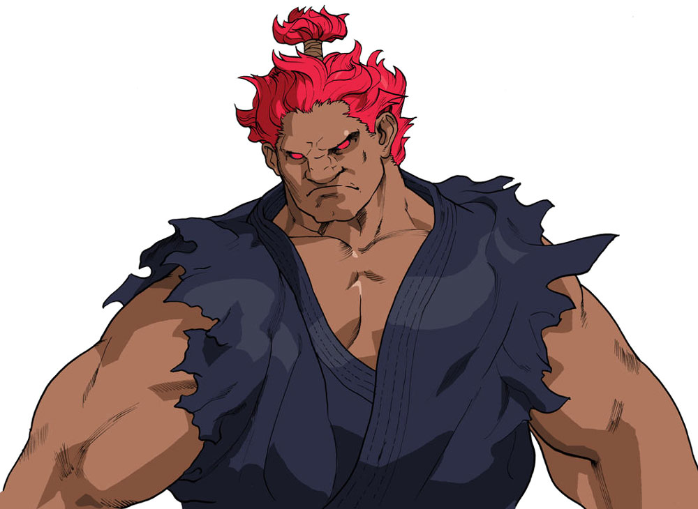 Akuma Artwork from Street Fighter Alpha 3