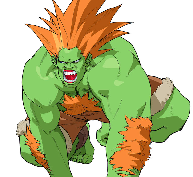 Blanka Artwork from Street Fighter Alpha 3