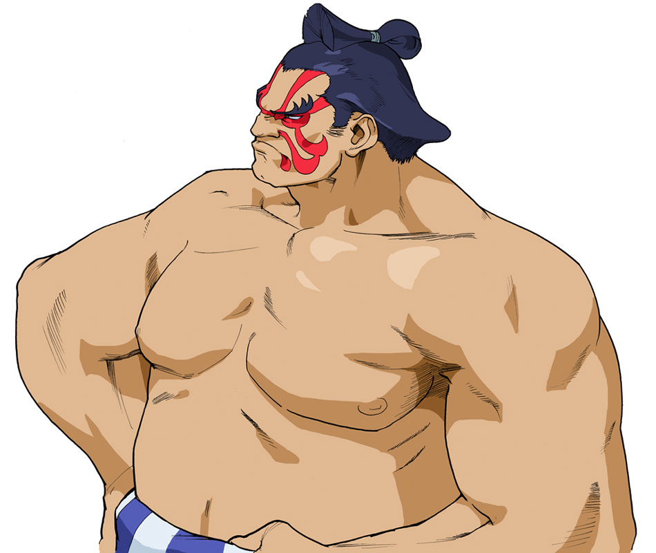 Edmond Honda Artwork from Street Fighter Alpha 3