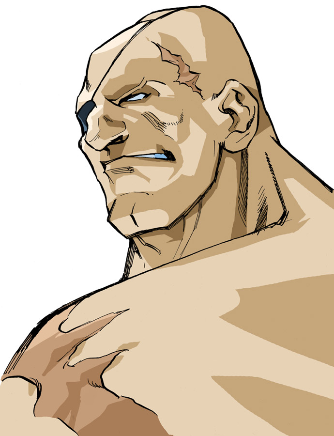 Sagat Art from Street Fighter Alpha 3