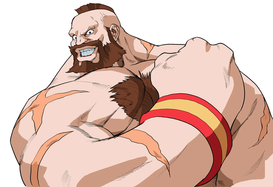 Zangief Artwork from Street Fighter Alpha 3