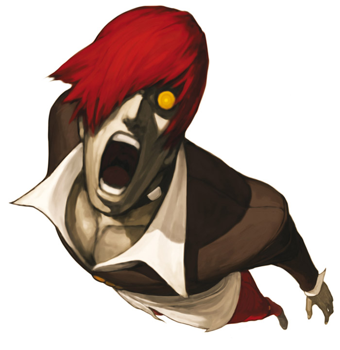Orochi Iori Art from SNK vs. Capcom: SVC Chaos