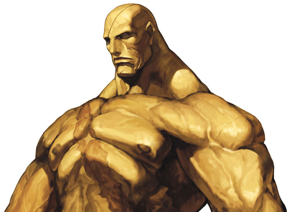 Sagat Artwork from SNK vs. Capcom: SVC Chaos