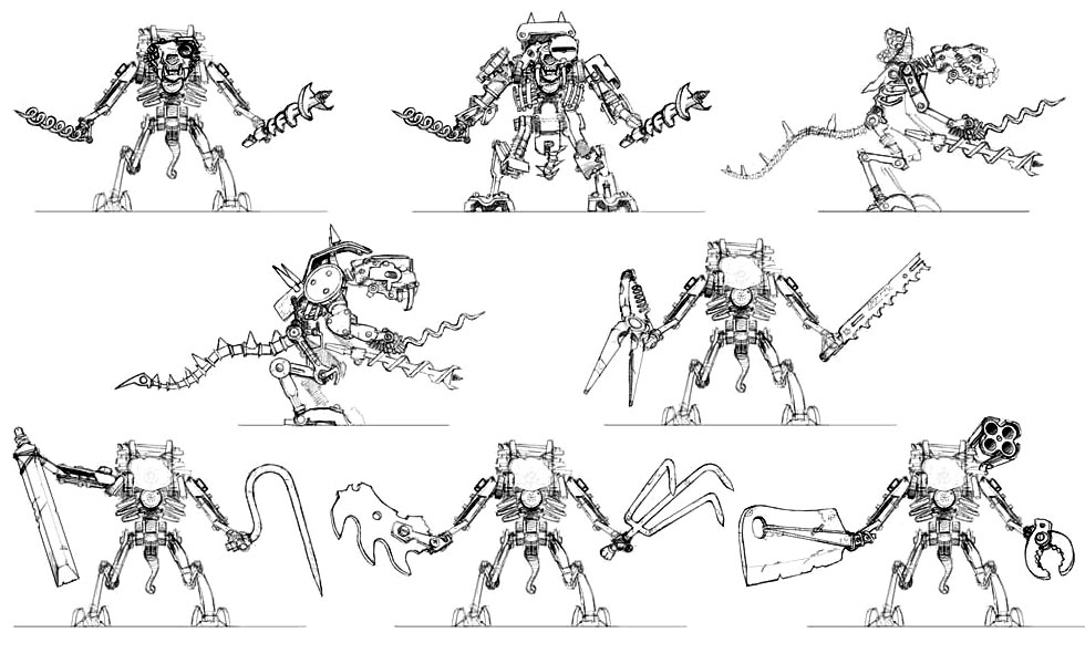 Rat Stalker Weapons Art from 9 (canceled game)