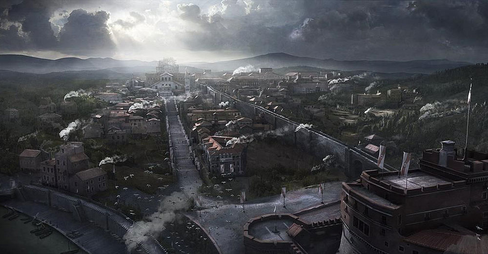 Vaticano District Art from Assassin's Creed II