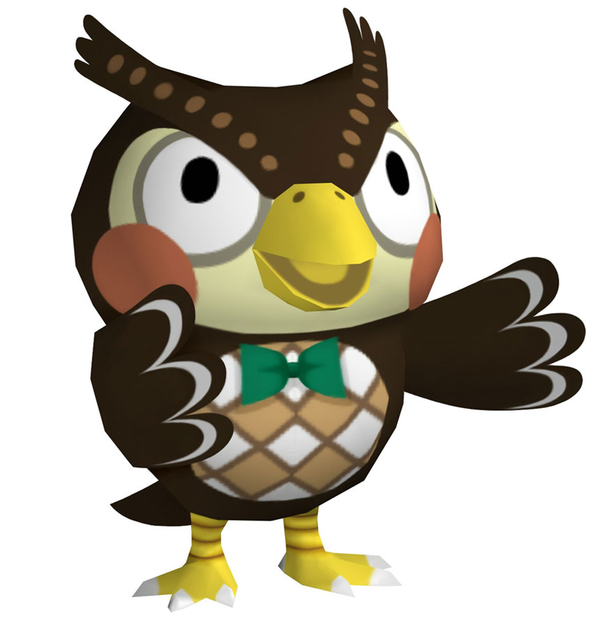 Blathers Art from Animal Crossing: City Folk