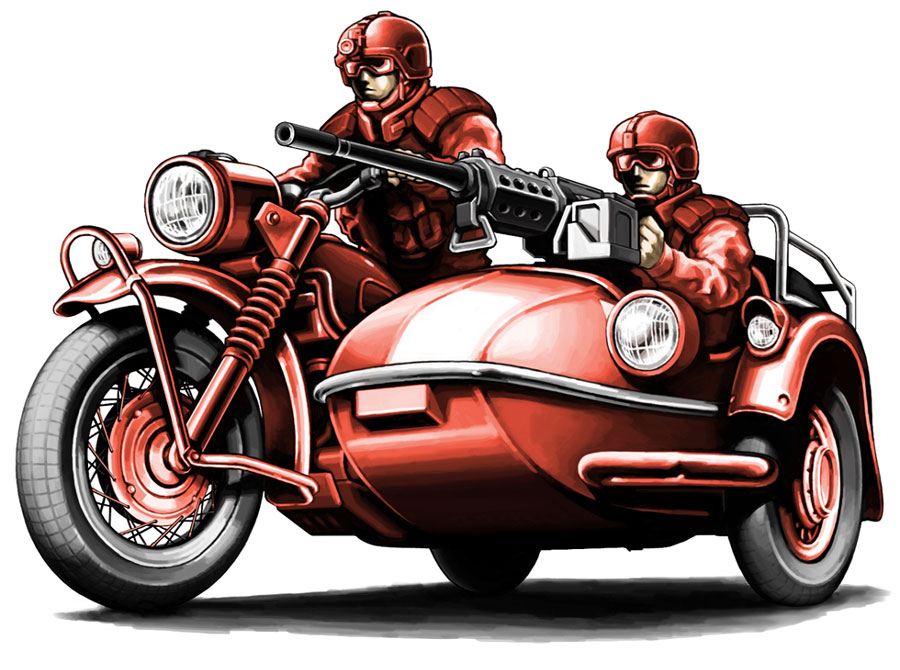 Bike Art from Advance Wars: Days of Ruin
