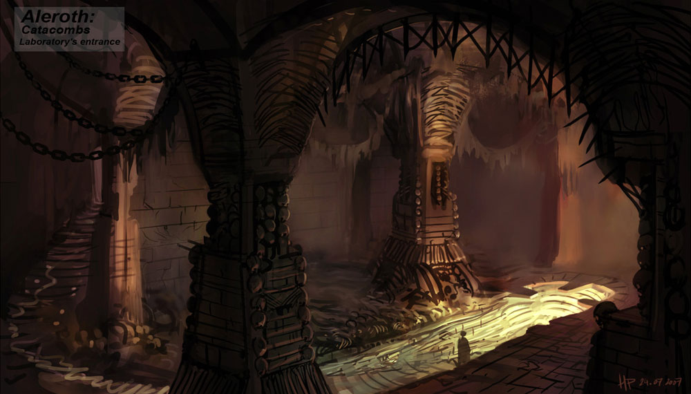 Aleroth Catacombs Art from Divinity II: Ego Draconis