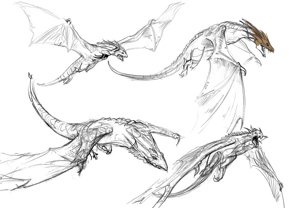 Frilled Female Dragon Art from Divinity II: Ego Draconis