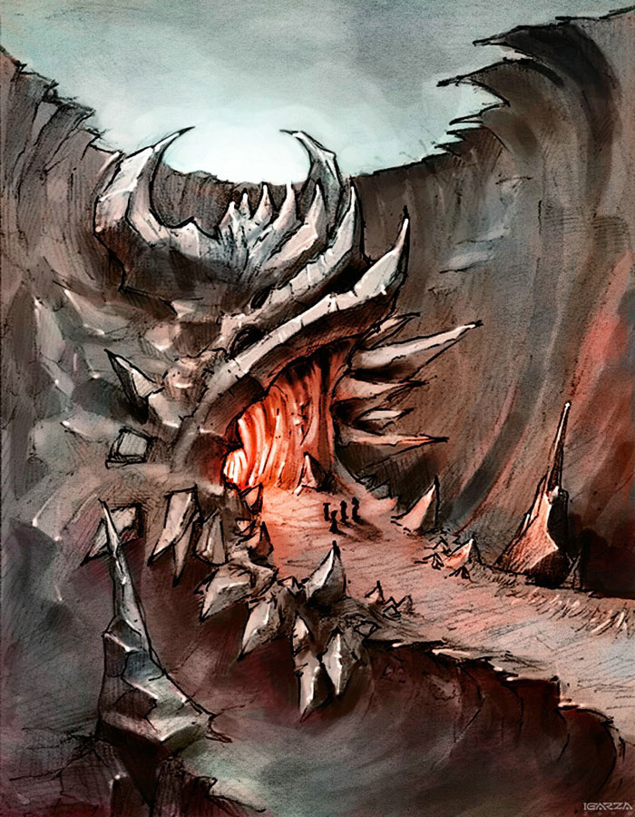Sentinel Island, Seer's Cave Art from Divinity II: Ego Draconis