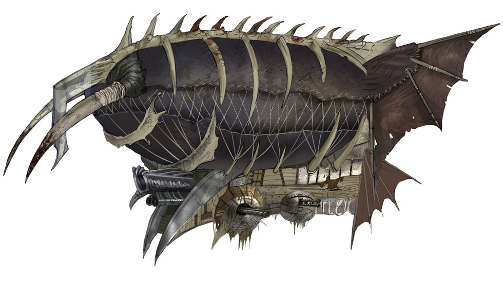 Zeppelin Art from Divinity II: Ego Draconis