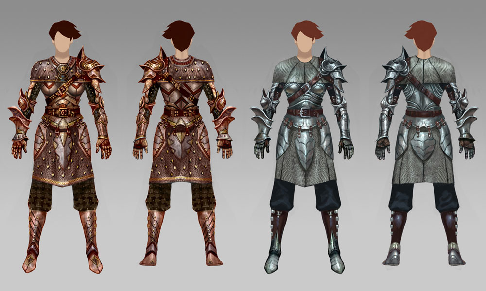 Heavy Armor Female Art from Dragon Age: Origins