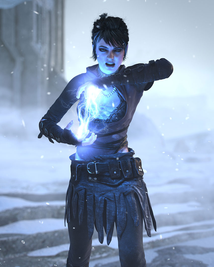 Morrigan CG Art from Dragon Age: Origins