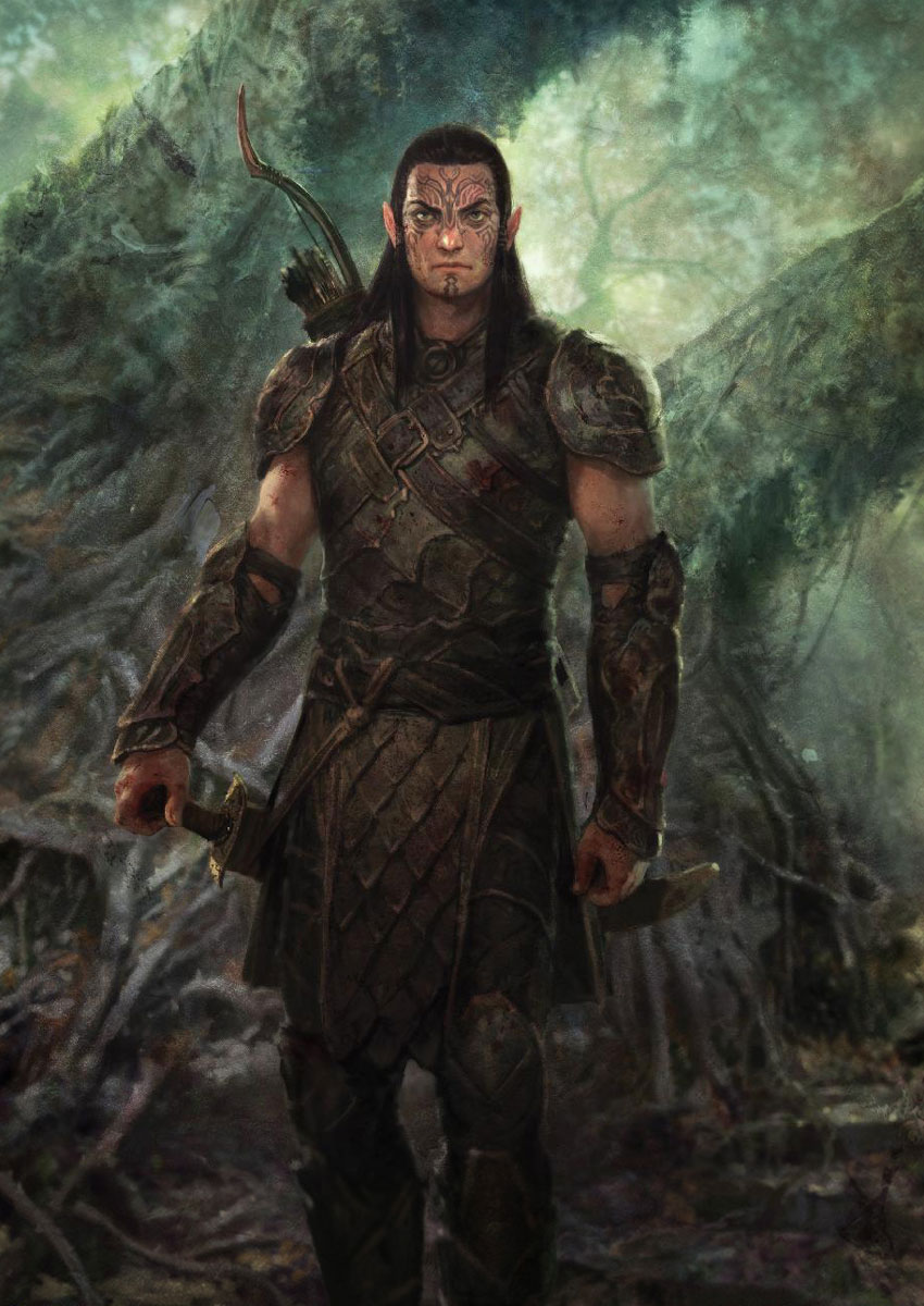 Dalish Elf Poster Art from Dragon Age: Origins