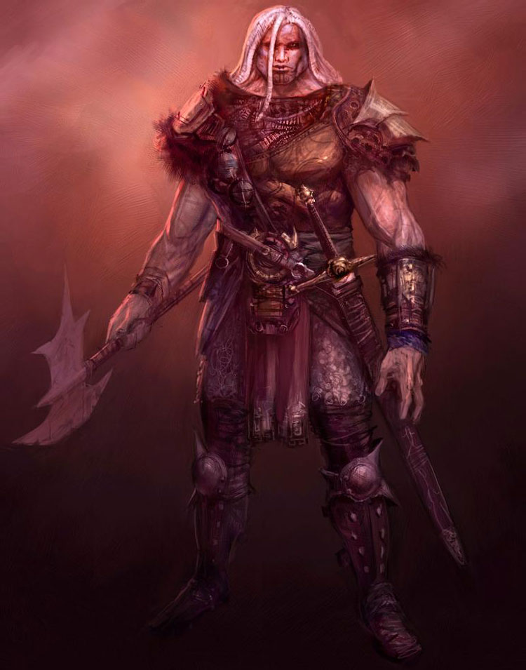 Sten Art from Dragon Age: Origins