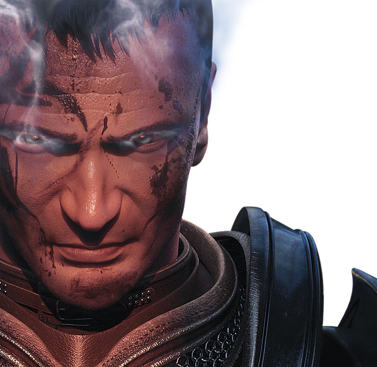Warden Face Art from Dragon Age: Origins