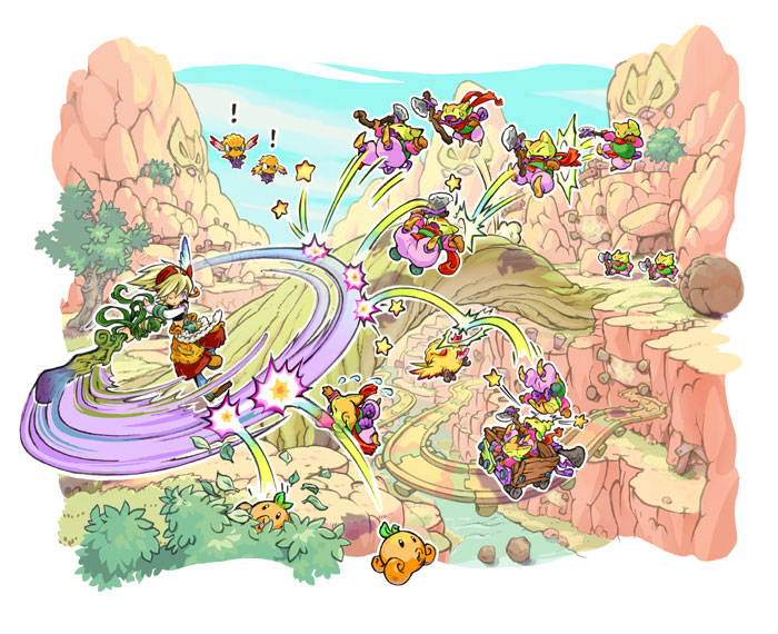 Promotional Art from Dawn of Mana