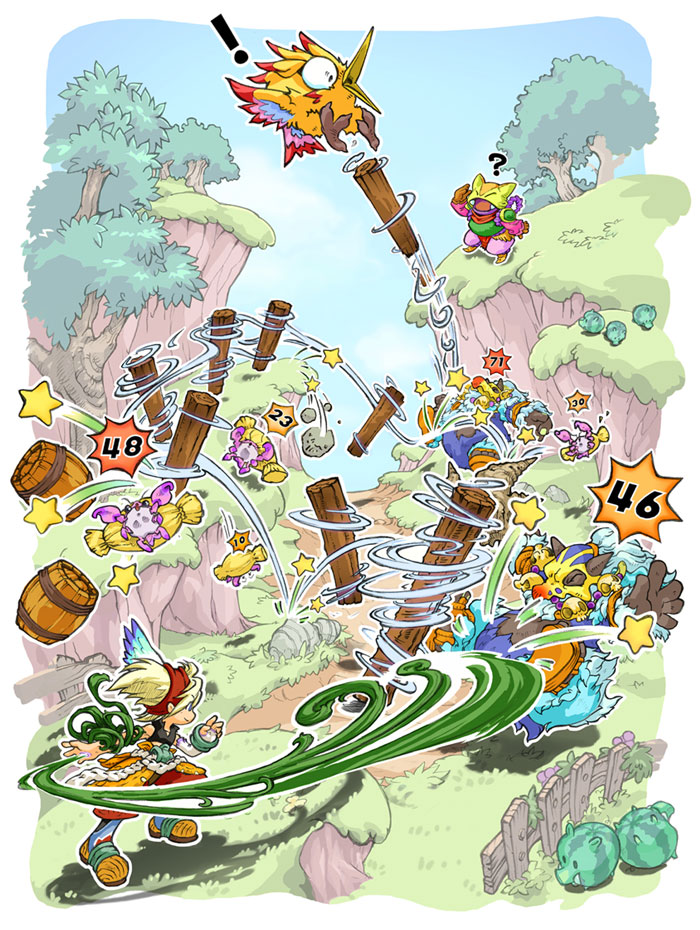 Promotional Artwork from Dawn of Mana