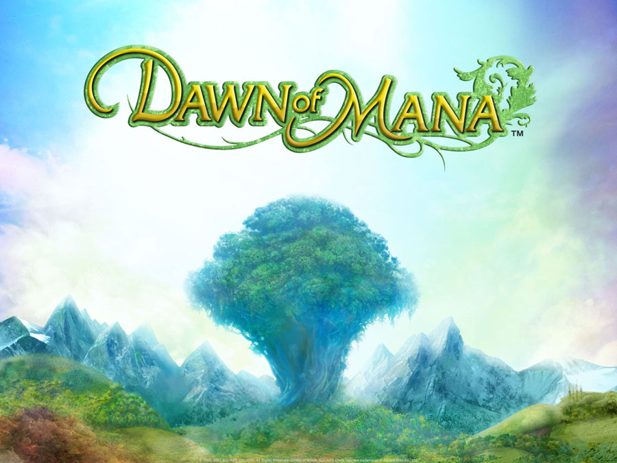 Mana Tree Art from Dawn of Mana