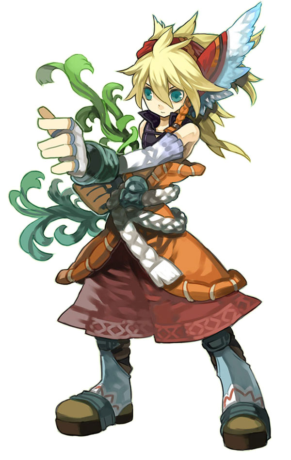 Keldy Artwork from Dawn of Mana