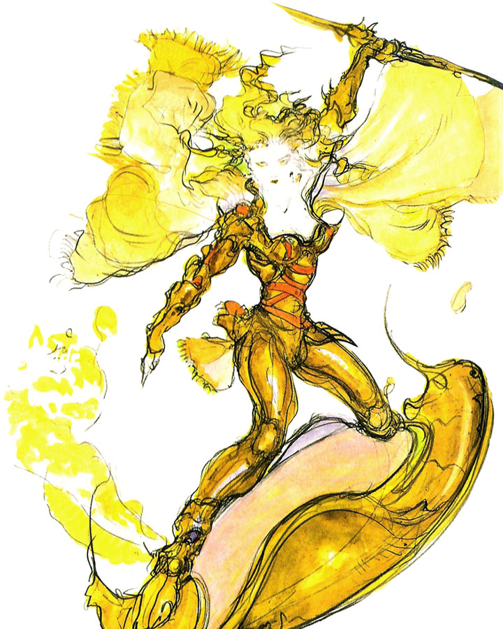 Goddess Crusader Art from Final Fantasy VI