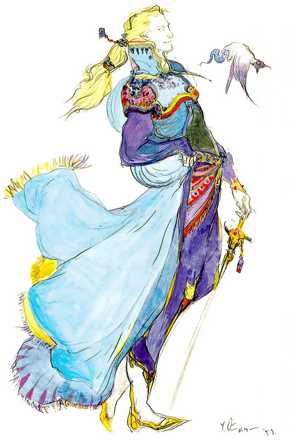 Edgar Roni Figaro Art from Final Fantasy VI