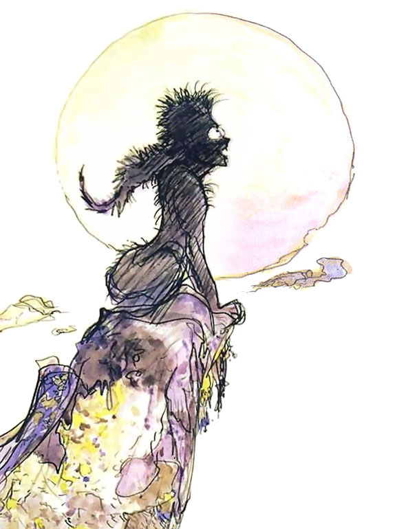Gau Sketch from Final Fantasy VI