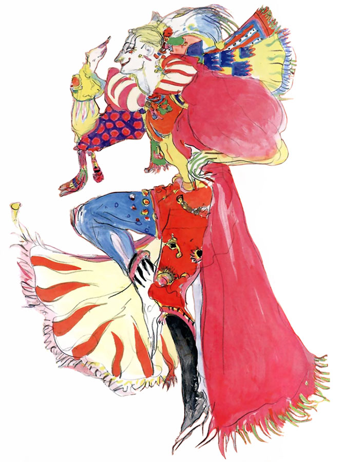 Kefka Palazzo Art from Final Fantasy VI