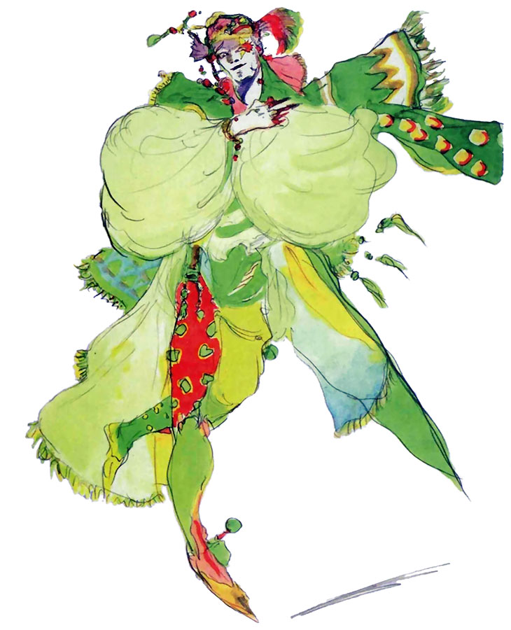 Kefka Palazzo Artwork from Final Fantasy VI