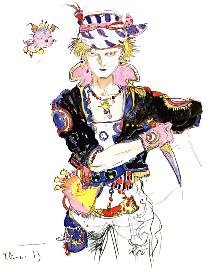 Locke Cole Art from Final Fantasy VI