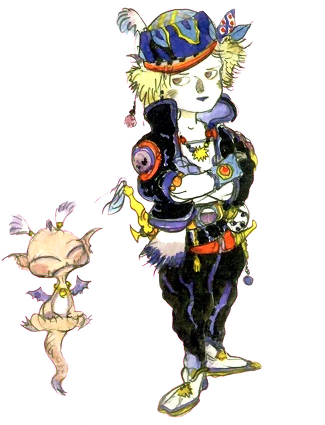Chibi Locke Cole Art from Final Fantasy VI