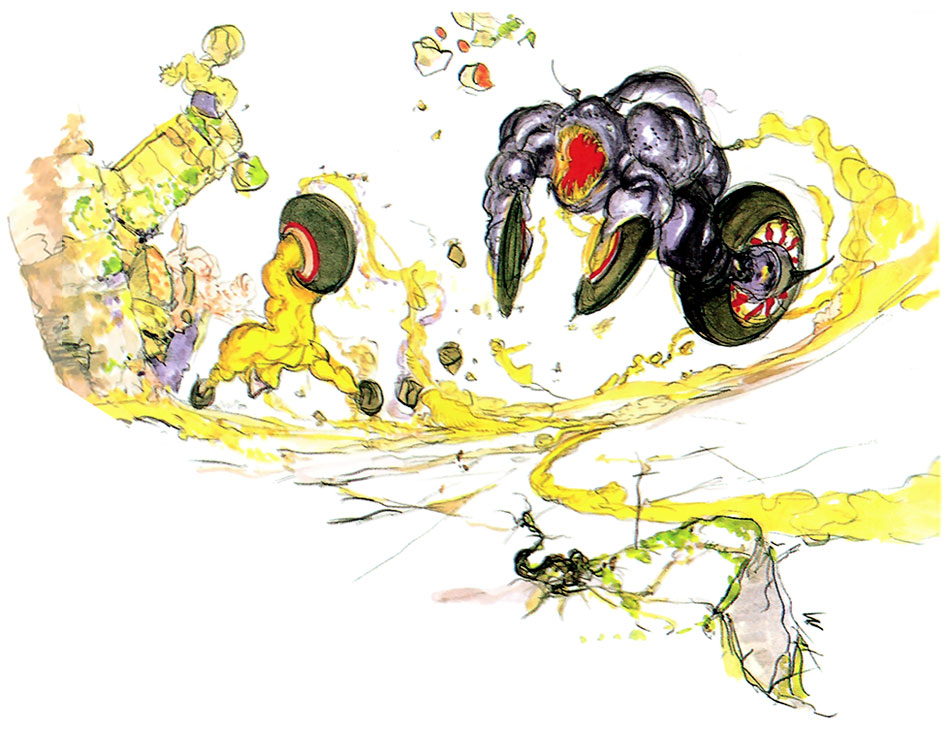 Magna Roaders Art from Final Fantasy VI