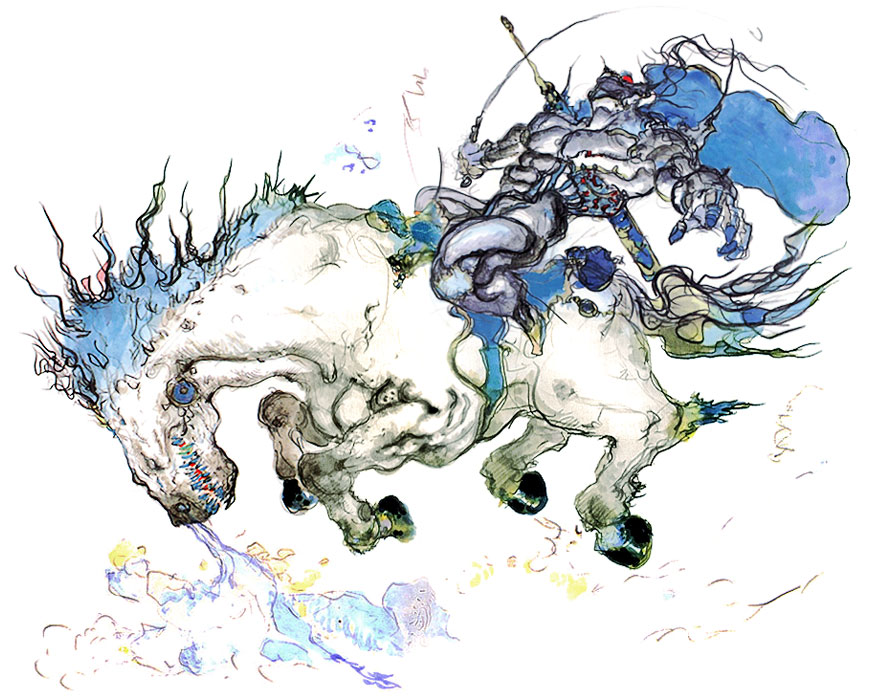 Raiden Art from Final Fantasy VI