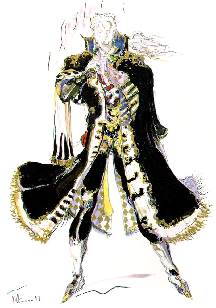 Setzer Gabbiani Art from Final Fantasy VI