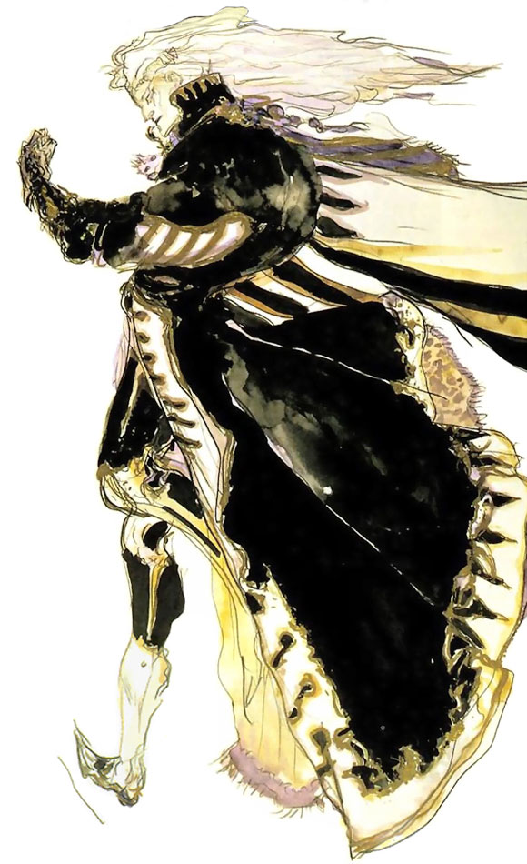 Setzer Gabbiani Artwork from Final Fantasy VI