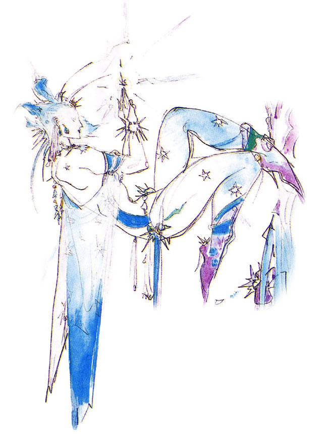 Shiva Art from Final Fantasy VI