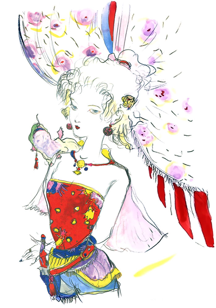 Terra Branford Concept Art from Final Fantasy VI