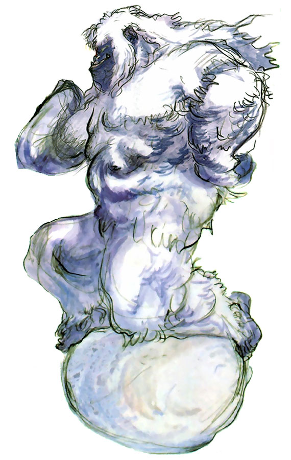 Umaro Art from Final Fantasy VI