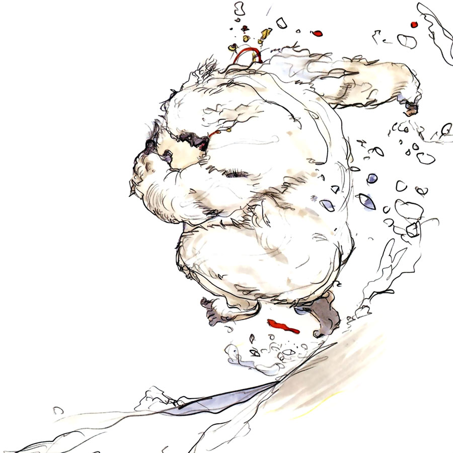 Umaro Artwork from Final Fantasy VI